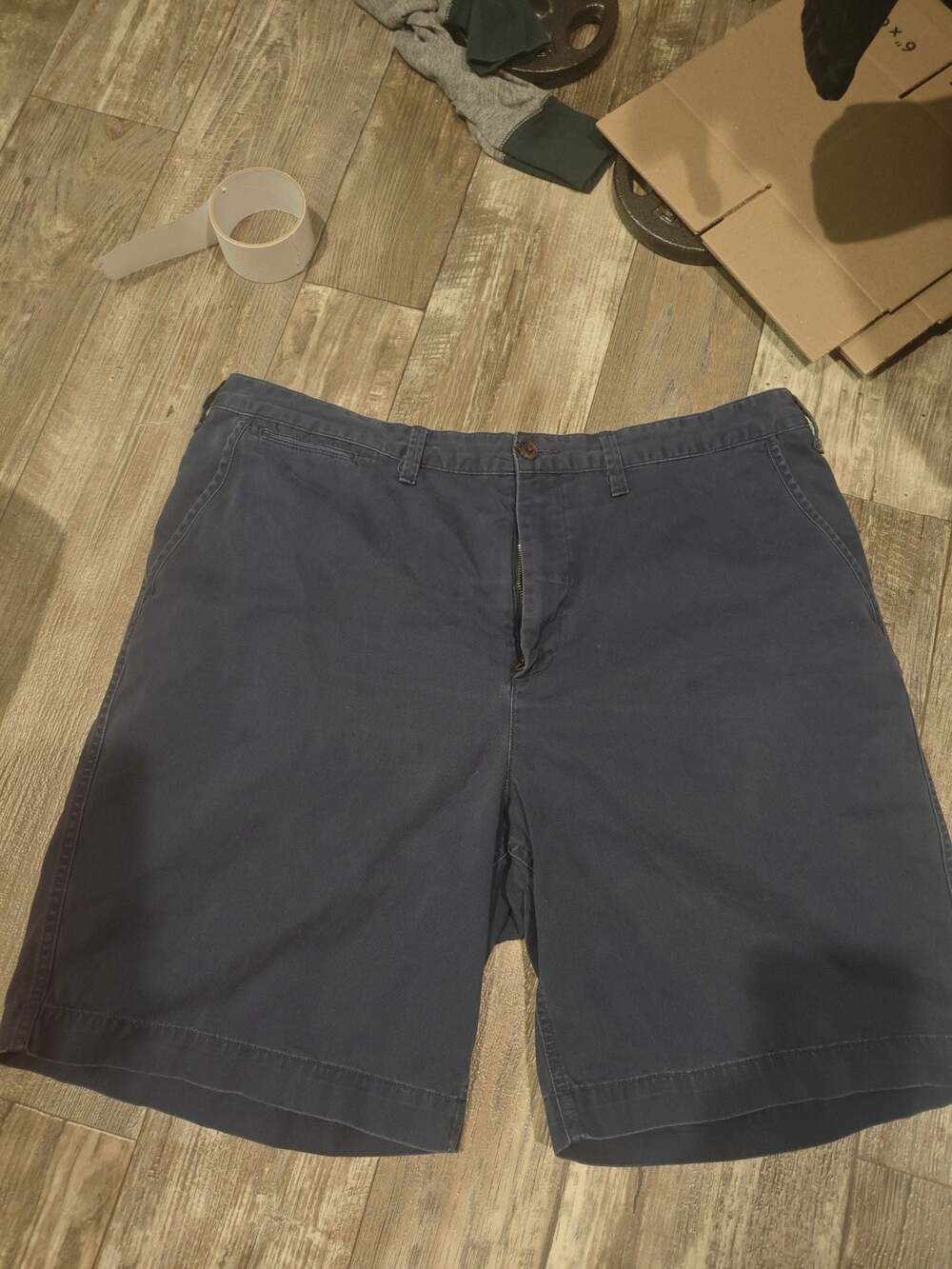 Polo Ralph Lauren Men's Relaxed Fit Navy Blue Chino Shorts Size 40